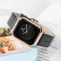 WWOOR 8873 Watch Women Square Ladies Wristwatches Luxury Brand Leather Watches Minimalist Reloj de mujer